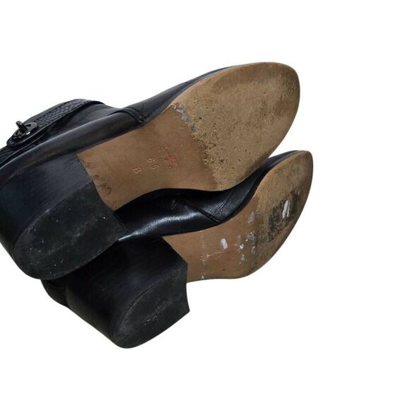 Coach Ankle Boots Patricia Ankle Booties Black Size 6.5 - Picture 6 of 9